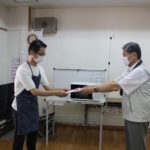 横川楽だ食堂贈呈式